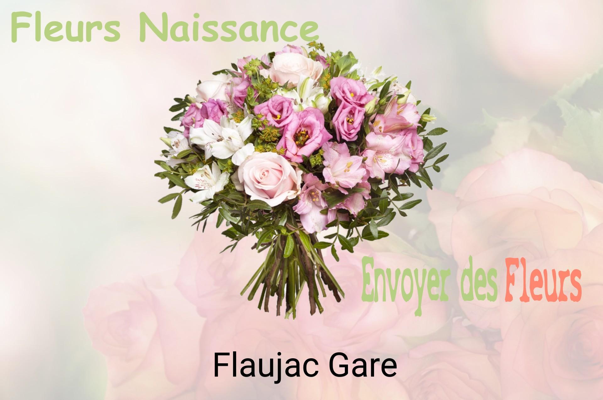 Bouquet de fleurs de naissance livré à Flaujac-Gare