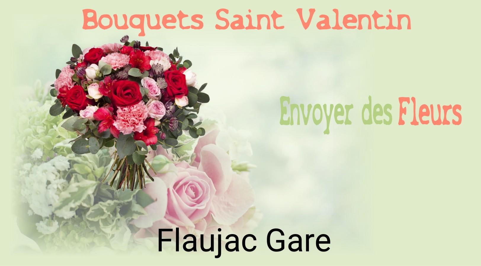 Roses de Saint-Valentin livrées à Flaujac-Gare